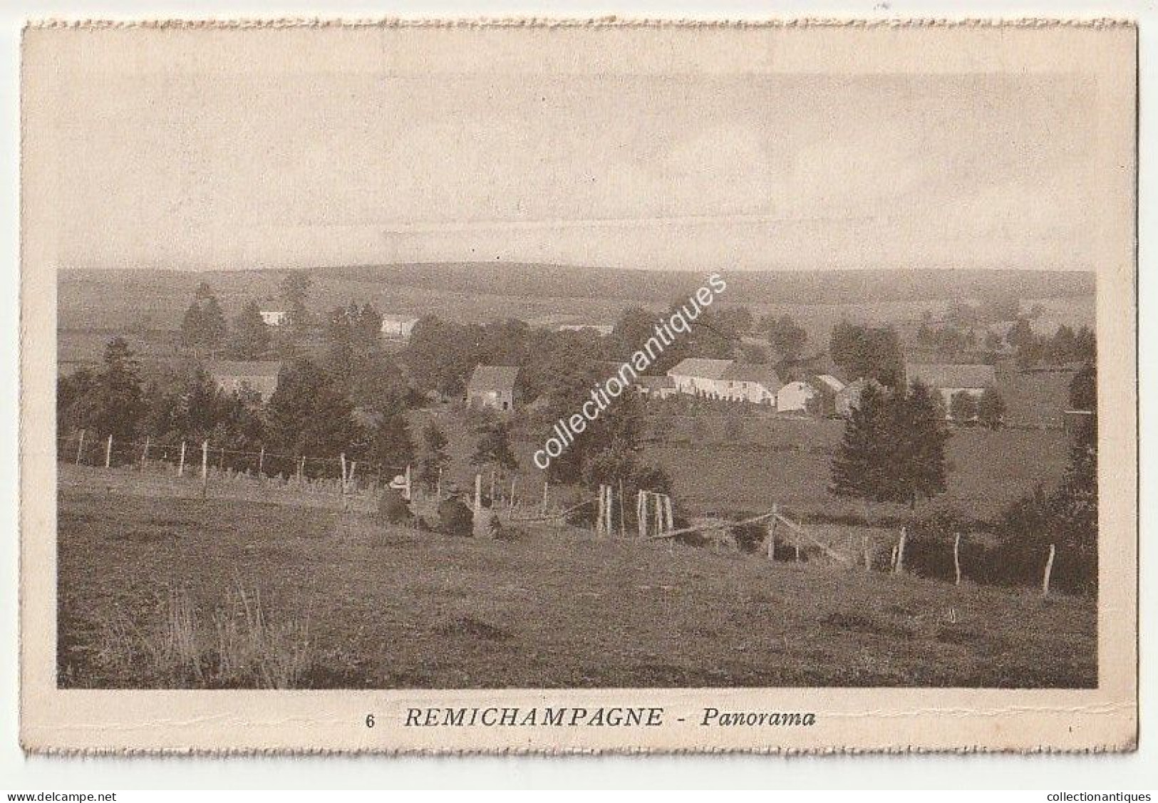 CPA Remichampagne - Panorama  - Non Circulée - Divisée - Phototypie Moderne Bruxelles - Vaux-sur-Sûre