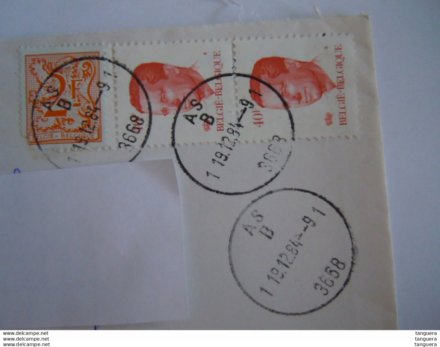 België Belgique Brief Lettre Recommandée Velghe 1984 AS 1 - Antwerpen - 1981-1990 Velghe