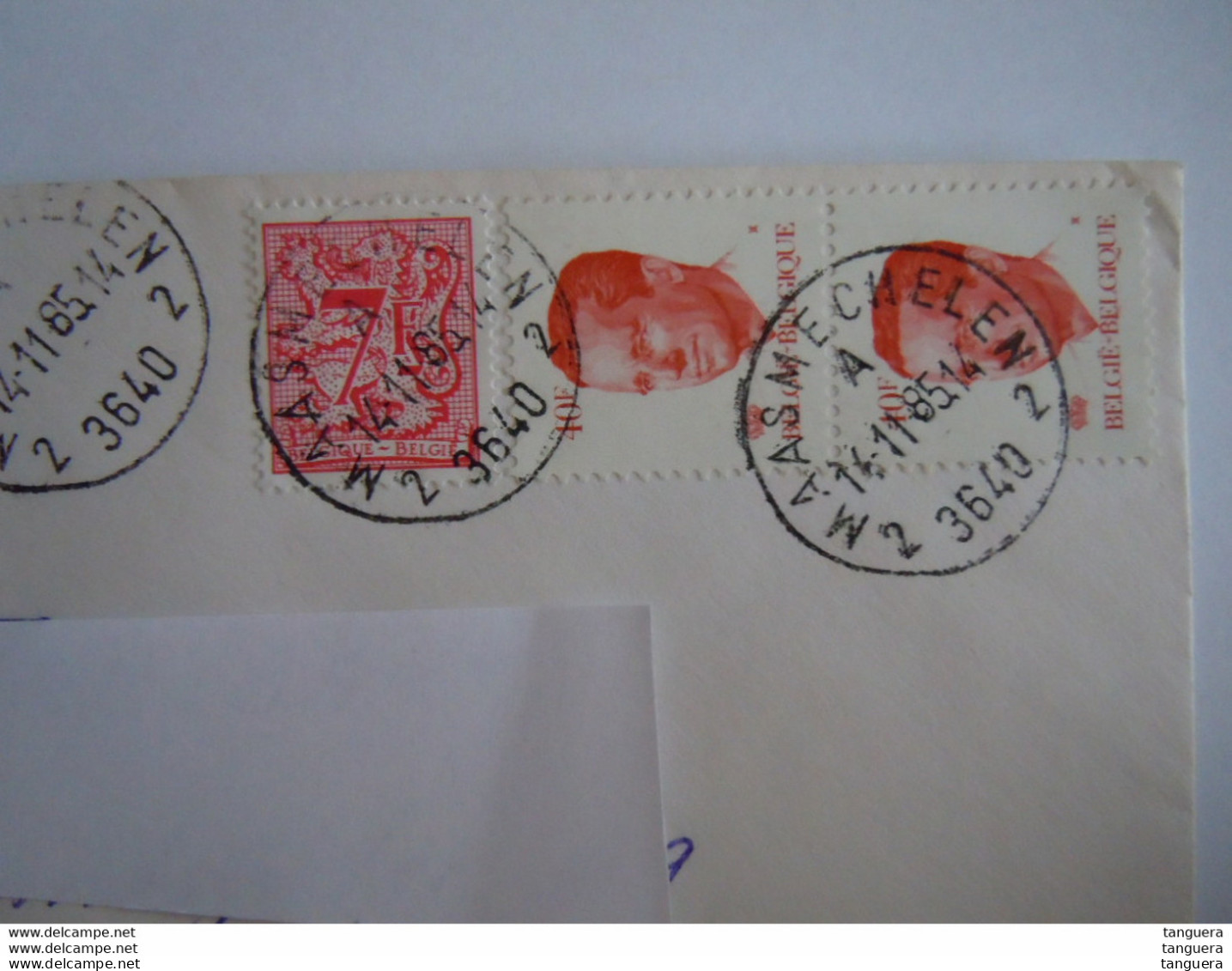 België Belgique Brief Lettre Recommandée Velghe 1985 Maasmechelen 2 - Antwerpen - 1981-1990 Velghe