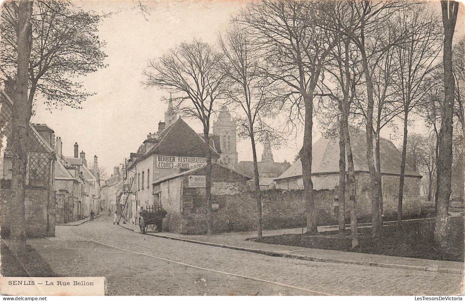 FRANCE - Senlis - Vue Sur La Rue Bellon - Carte Postale Ancienne - Senlis