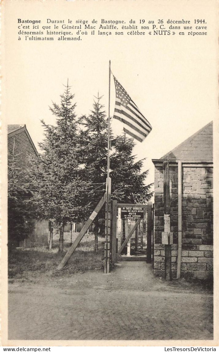 BELGIQUE - Bastogne - Durant Le Siège De Bastogne 19 Au 26 Décembre 1916 - Drapeau Américain - Carte Postale - Bastenaken