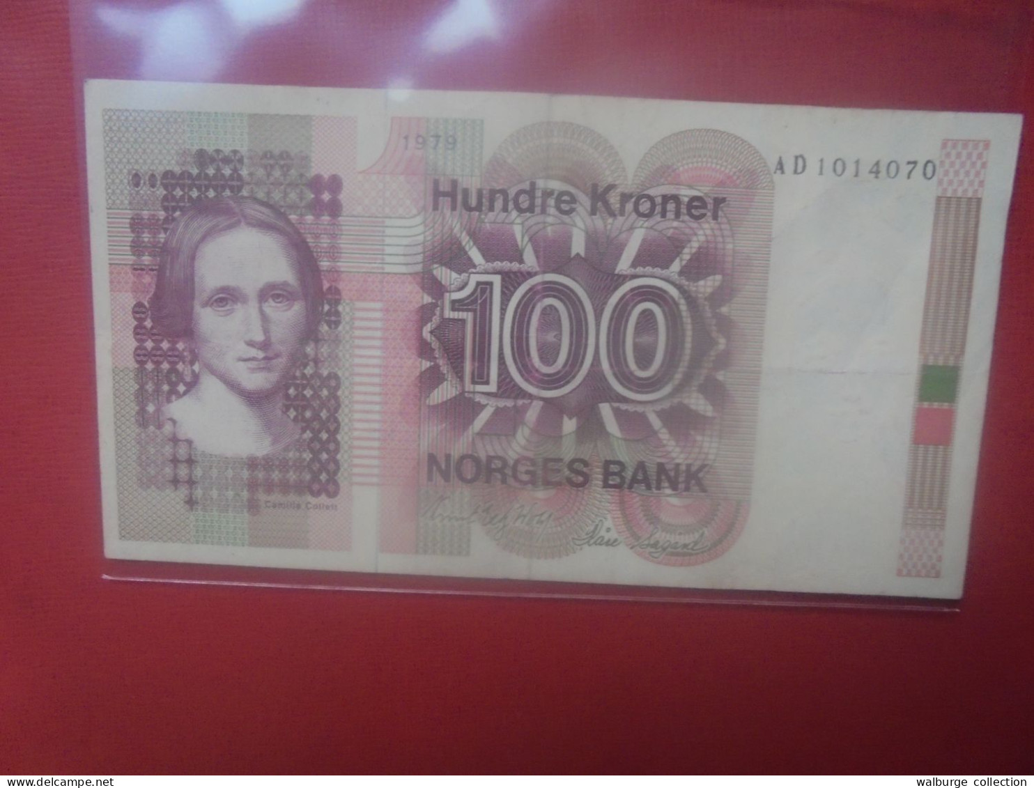 NORVEGE 100 KRONER 1979 Circuler (B.31) - Norway