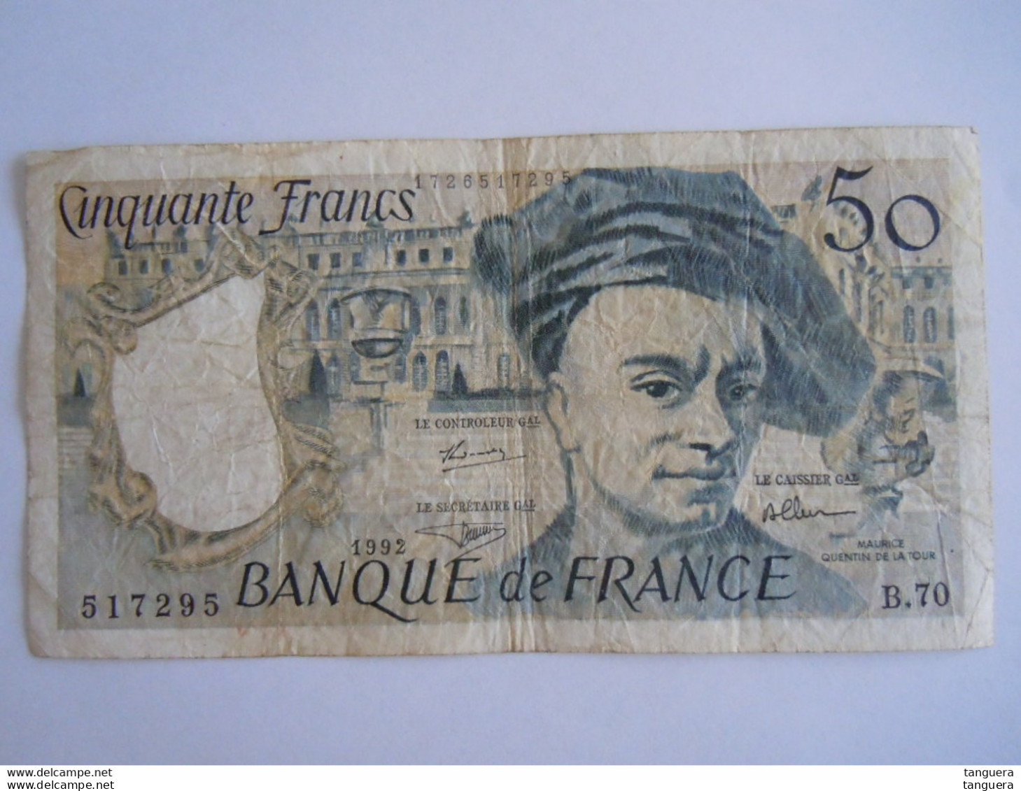 France Quentin De La Tour 50 Francs 1992 B.70 - 50 F 1976-1992 ''quentin De La Tour''