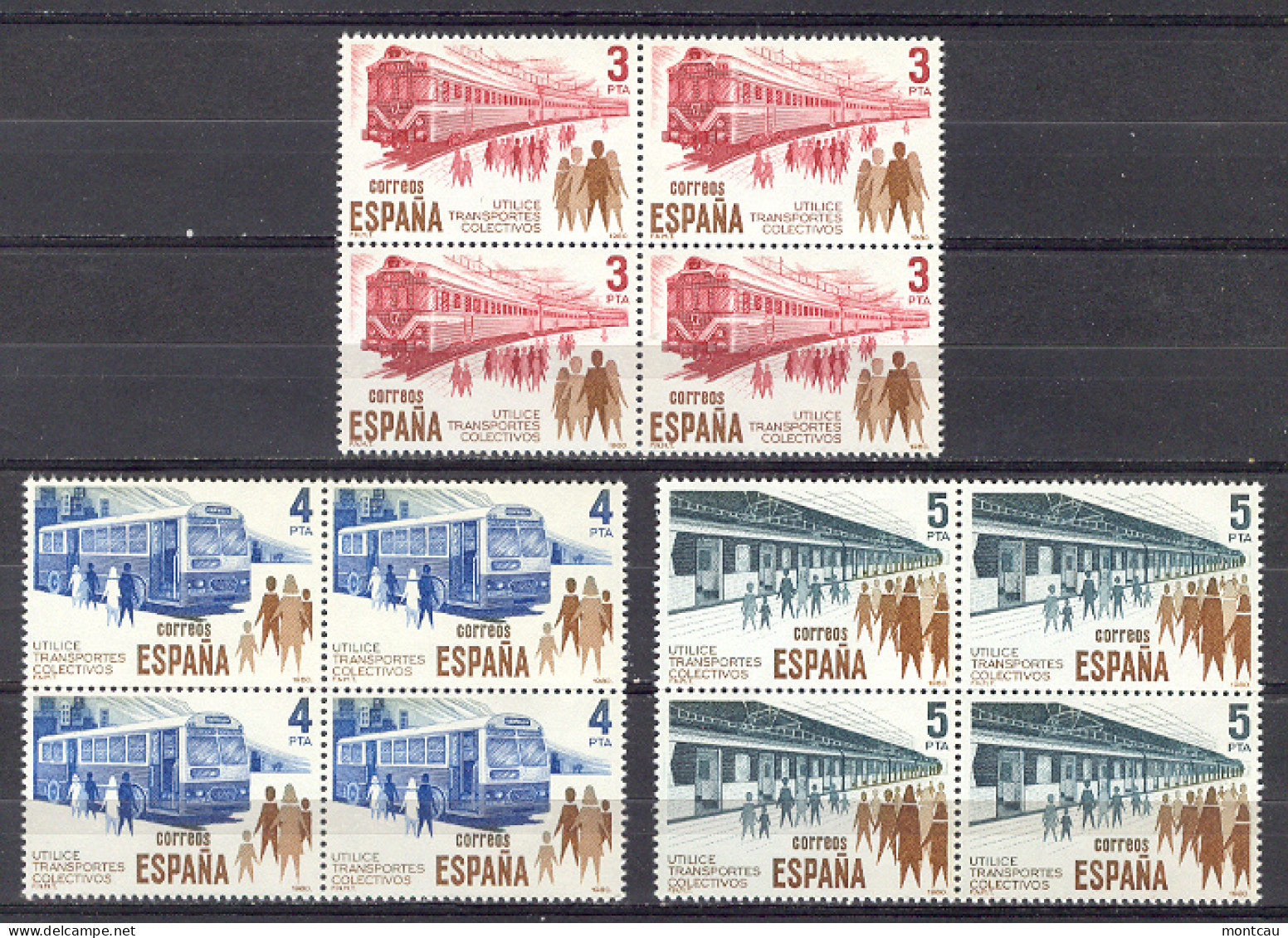 Spain. 1980 - Transporte Publico Ed 2560-62 Bl (**) - Bussen