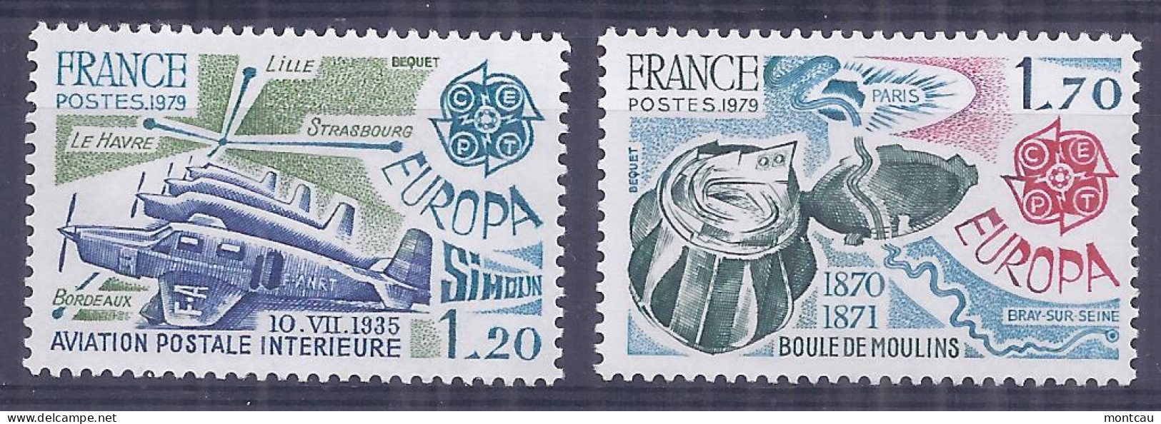 Francia 1979. Europa YT = 2046-47(**) - 1979