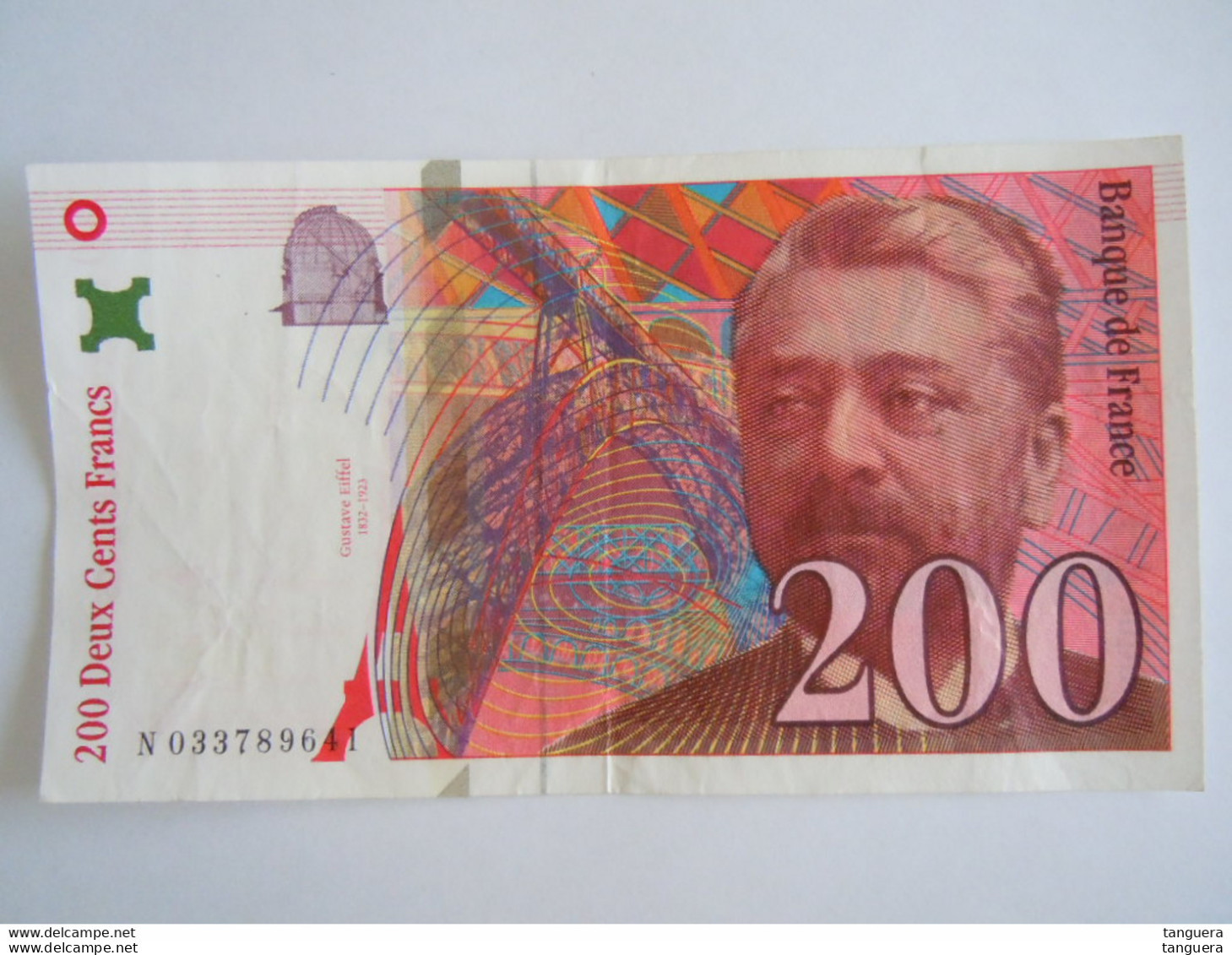 France Gustave Eiffel 100 Francs 1996 N 033789641 - 200 F 1995-1999 ''Eiffel''