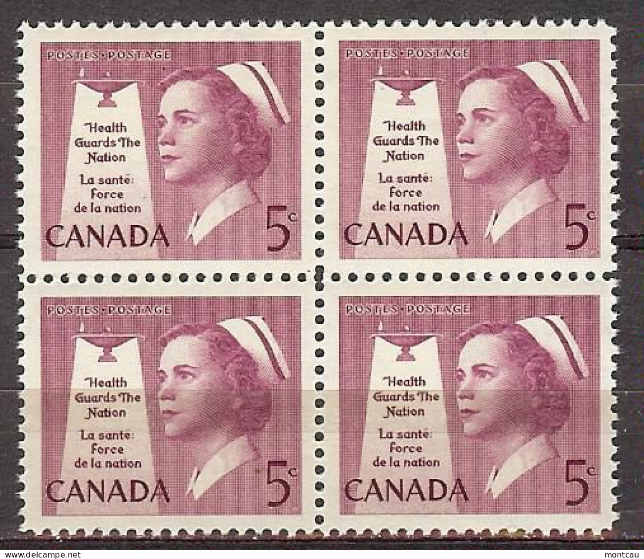 Canada 1958. Ass. Enfermeras . Sc=380 (**) - Neufs