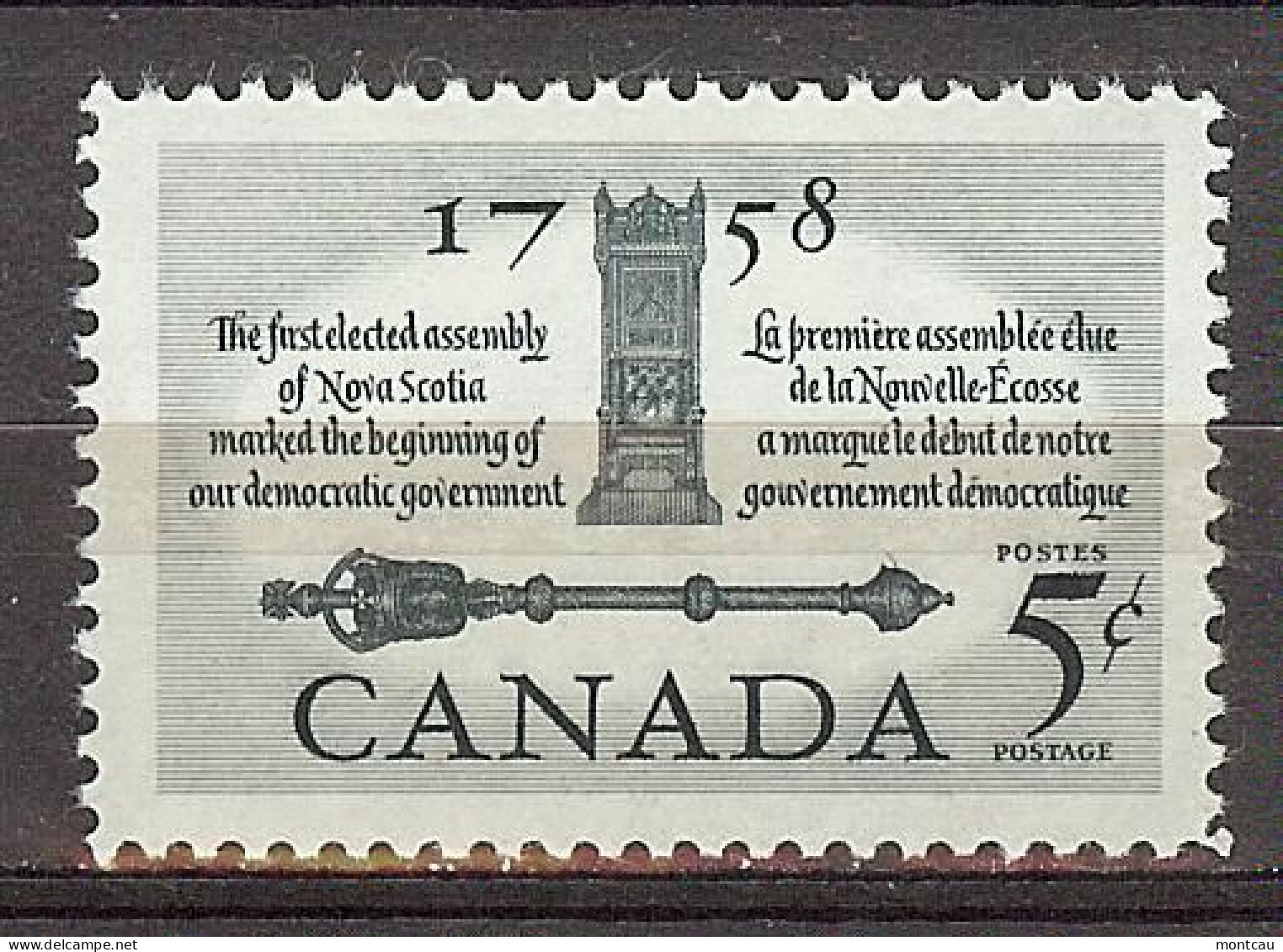 Canada 1958. Nueva Escocia . Sc=382 (**) - Ungebraucht