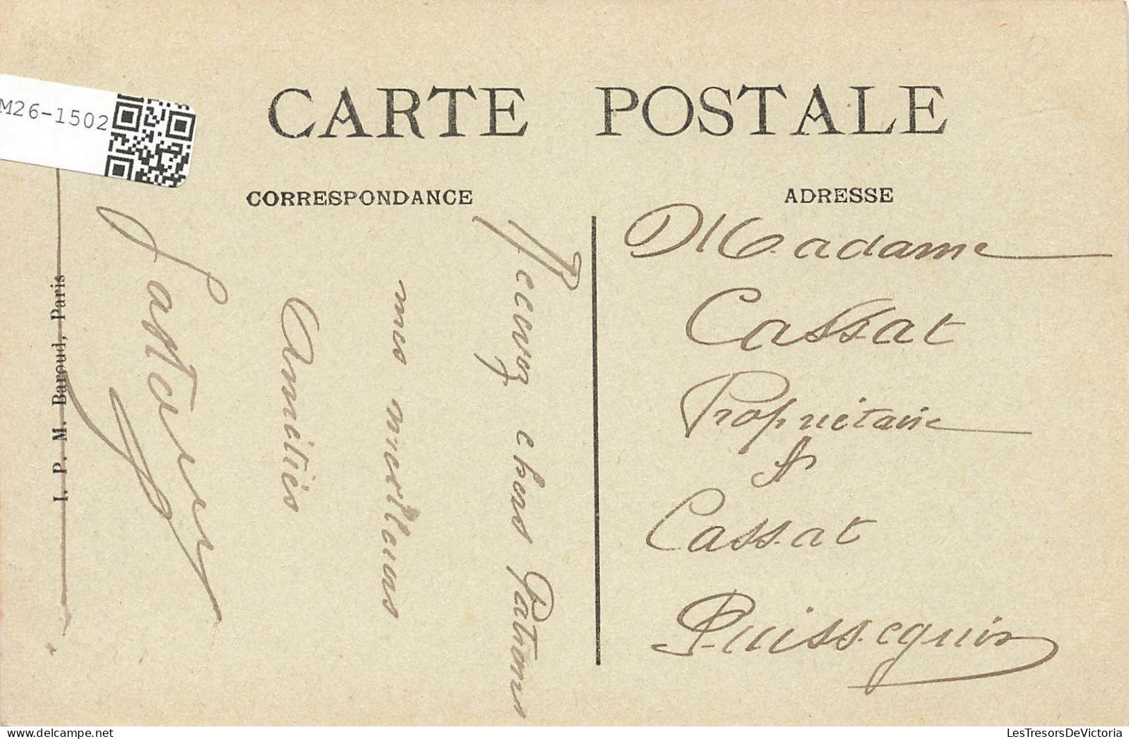 FRANCE - Ancerville - Monument Des Combattants - Carte Postale Ancienne - Other & Unclassified