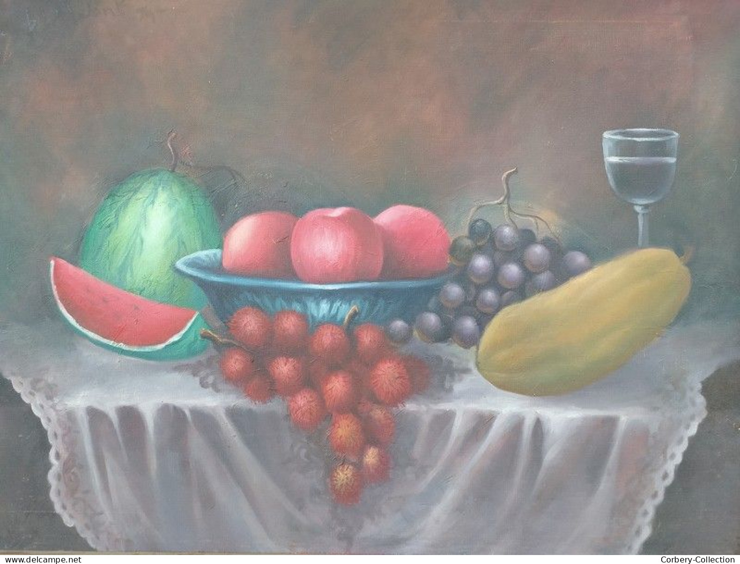 Tableau Nature Morte Aux Fruits - Oils