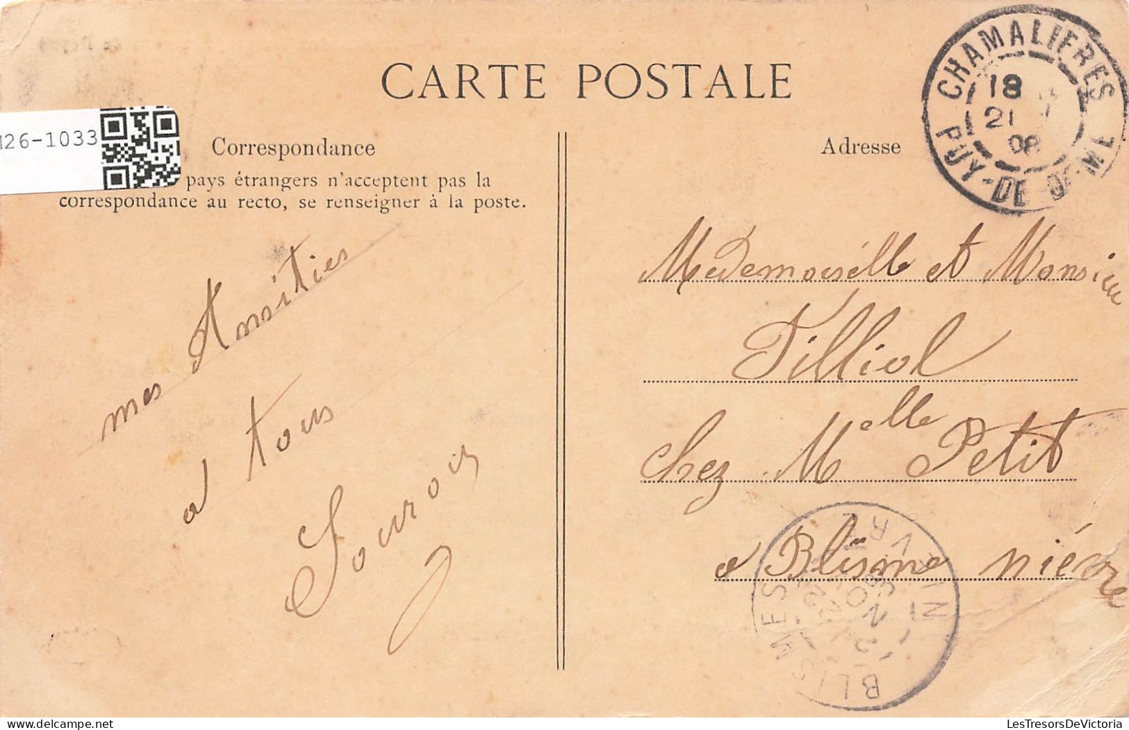 FRANCE - Chamalières - Station Des Tramways - Avenue De Royat - Carte Postale Ancienne - Autres & Non Classés