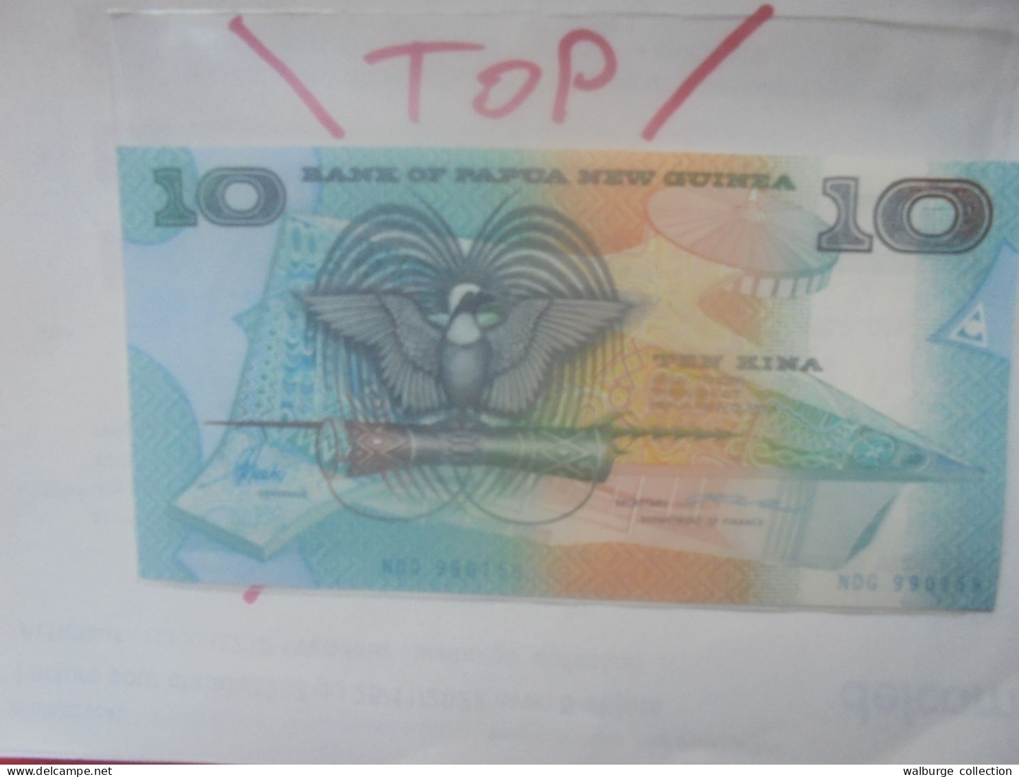 PAPOUASIE NOUVELLE-GUINEE 10 KINA 1998 Neuf (B.31) - Papouasie-Nouvelle-Guinée