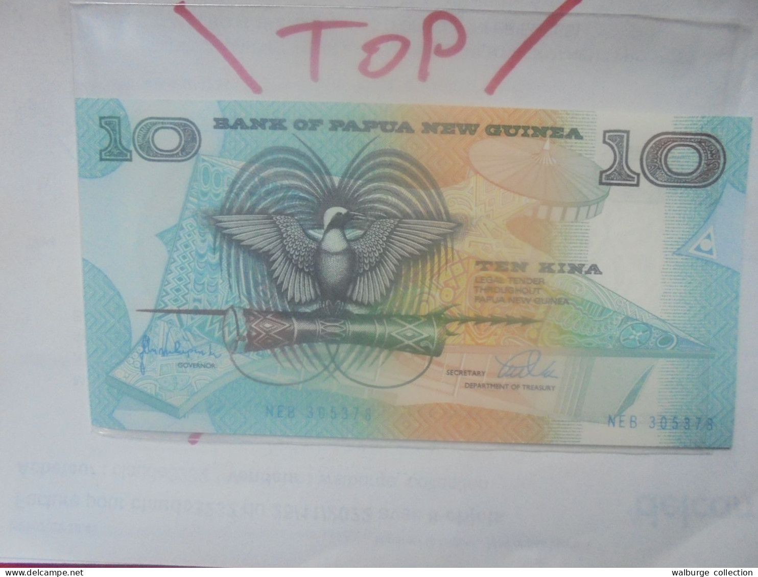 PAPOUASIE NOUVELLE-GUINEE 10 KINA 1998 Neuf (B.31) - Papua Nueva Guinea