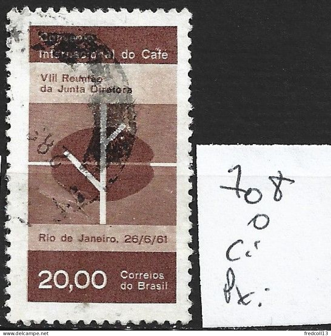 BRESIL 708 Oblitéré Côte 0.30 € - Used Stamps