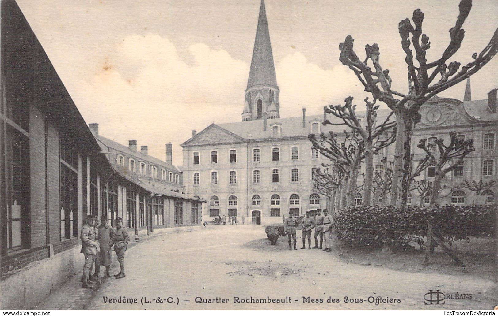 FRANCE - Vendome - Quartier Rochambeault - Mess * Messe Des Sous Officiers - Carte Postale Ancienne - Vendome