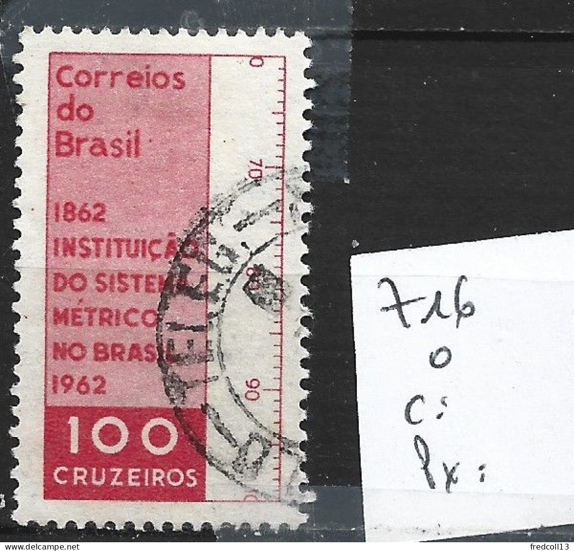 BRESIL 716 Oblitéré Côte 0.45 € - Used Stamps