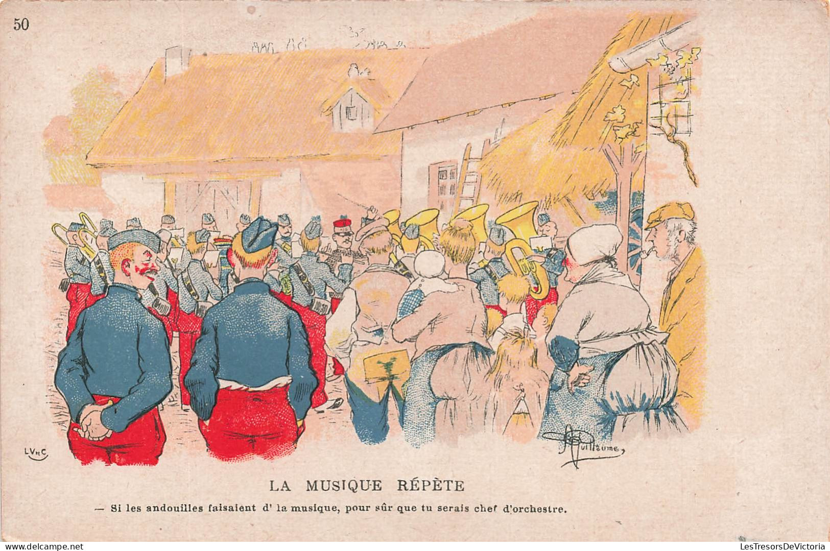 ILLUSTRATEUR - La Musique Répète - Carte Postale Ancienne - Sonstige & Ohne Zuordnung