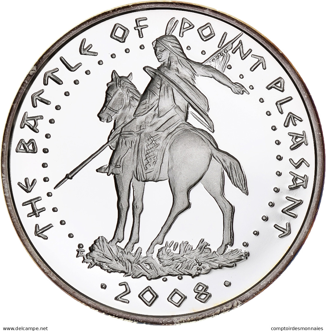 États-Unis, Dollar, The Sovereign Nation Of The Shawnee Tribe, 2008, BE - Commemoratifs