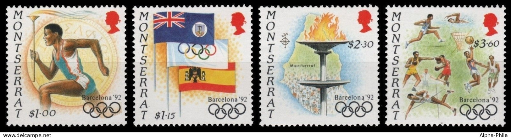 Montserrat 1992 - Mi-Nr. 829-832 ** - MNH - Olympia Barcelona - Montserrat