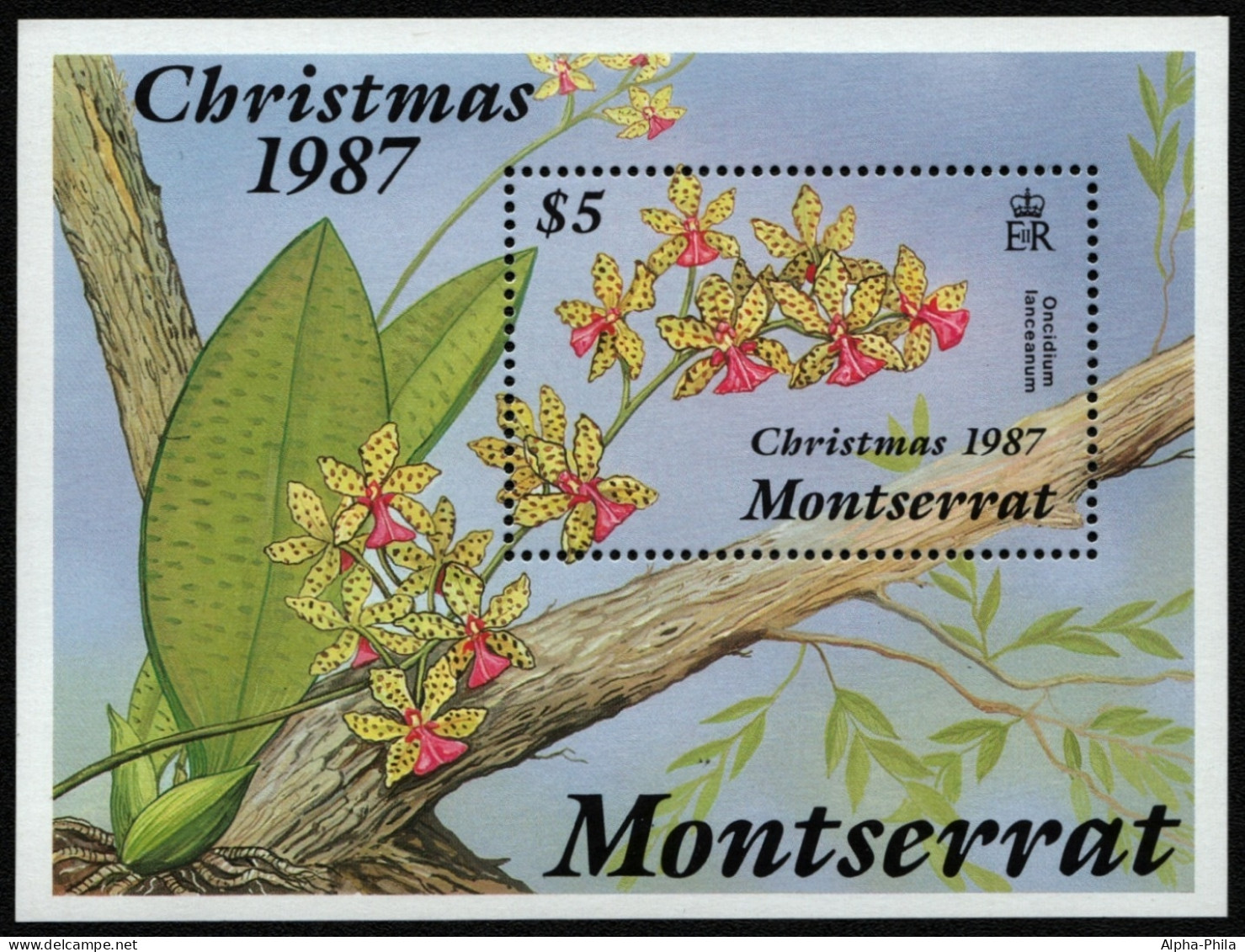 Montserrat 1987 - Mi-Nr. Block 46 ** - MNH - Orchideen / Orchids - Montserrat