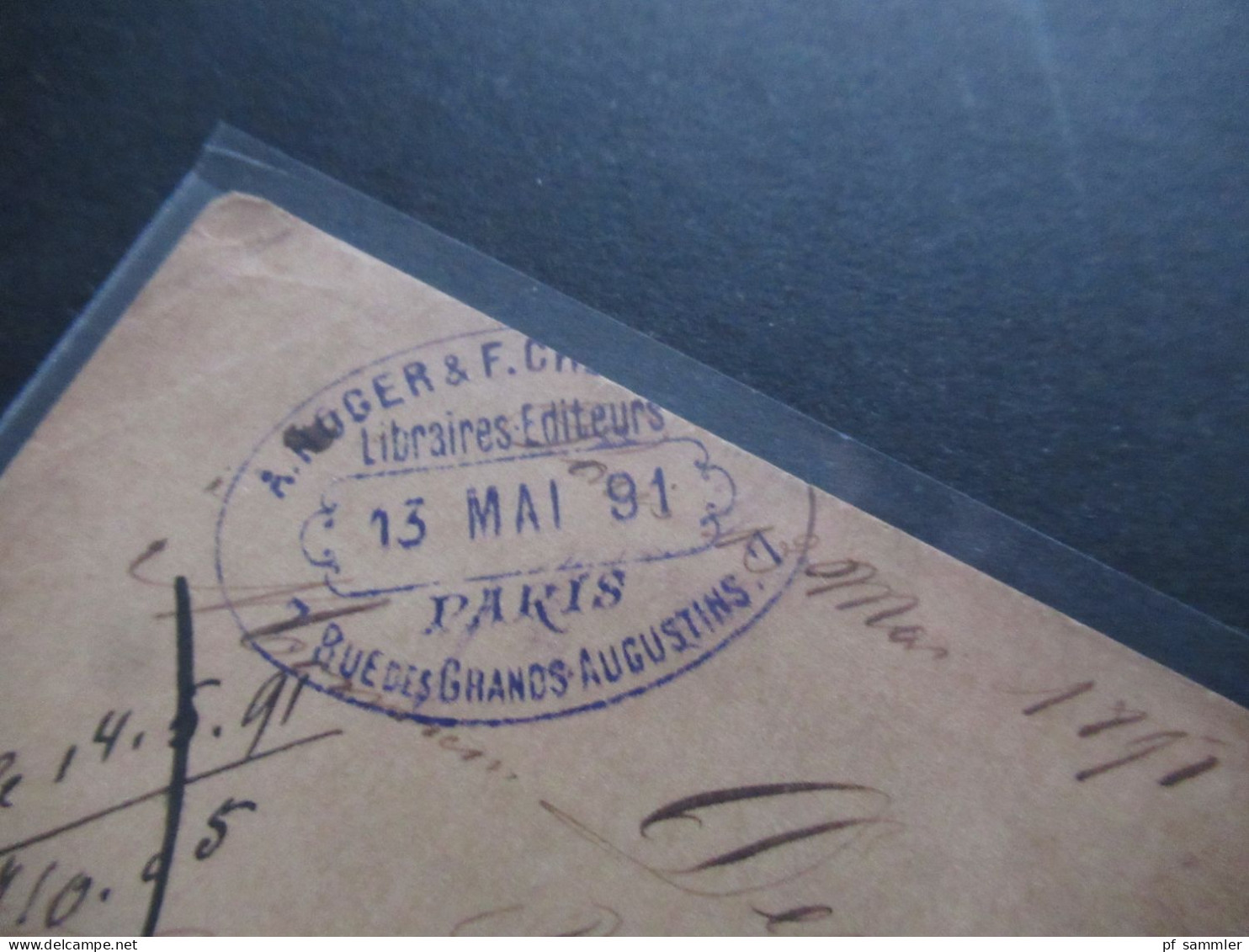 Frankreich 1889 / 1890 guter Ganzsachen Posten Auslands PK Paris nach Belgien viele Stempel Malines (Station) mit 10 Stk