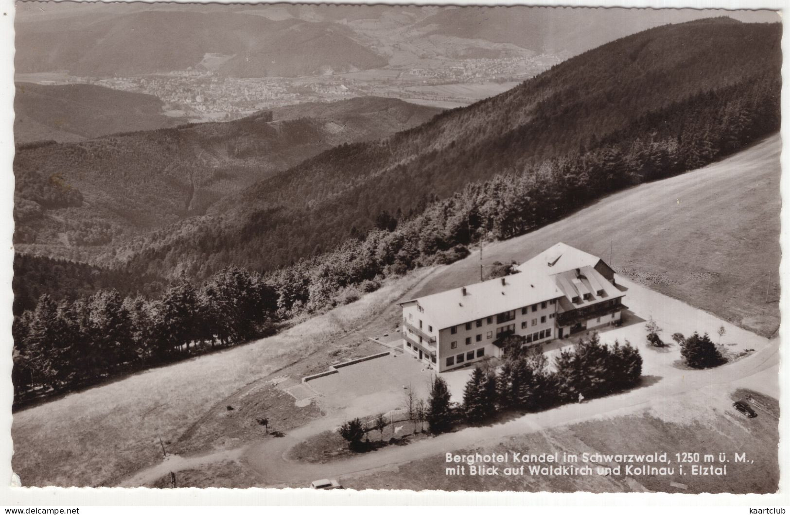 Berghotel 'Kandel' Im Schwarzwald, 1250 M ü M., Mit Blick Auf Waldkirch Und Kollnau I. Elztal - (Deutschland) - Waldkirch