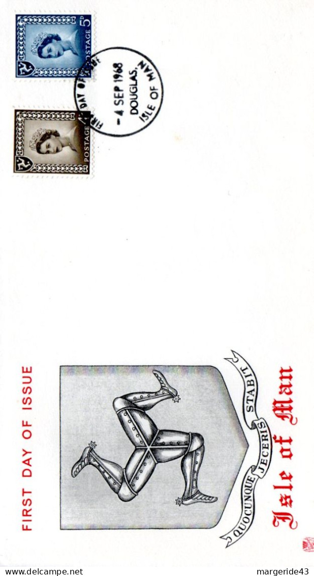 GB FDC 1967 SERIE COURANTE - MAN - 1952-1971 Pre-Decimal Issues