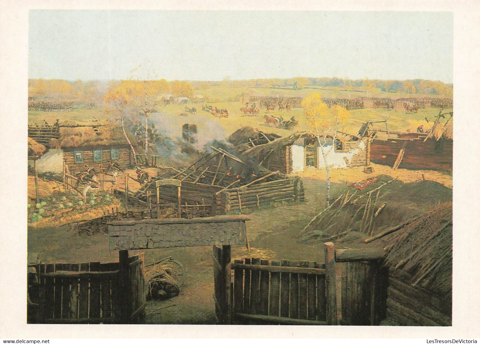 HISTOIRE - Moscou -  Bataille De Borodino - Carte Postale Ancienne - Historia