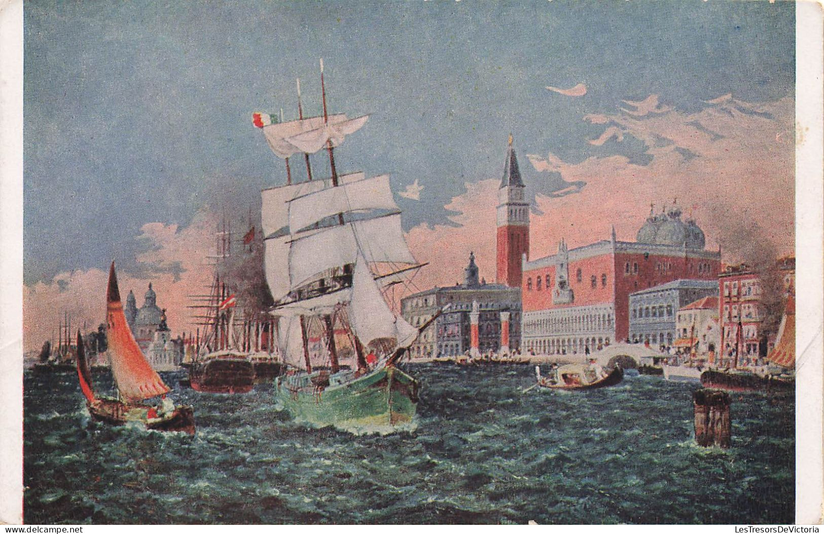 ARTS - Peintures Et Tableaux - Roullet - Marine - Carte Postale Ancienne - Paintings