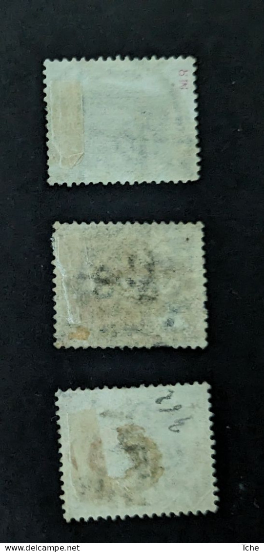 Grande Bretagne Oblitéré N YT 52 Pl 13-14-16 - Used Stamps