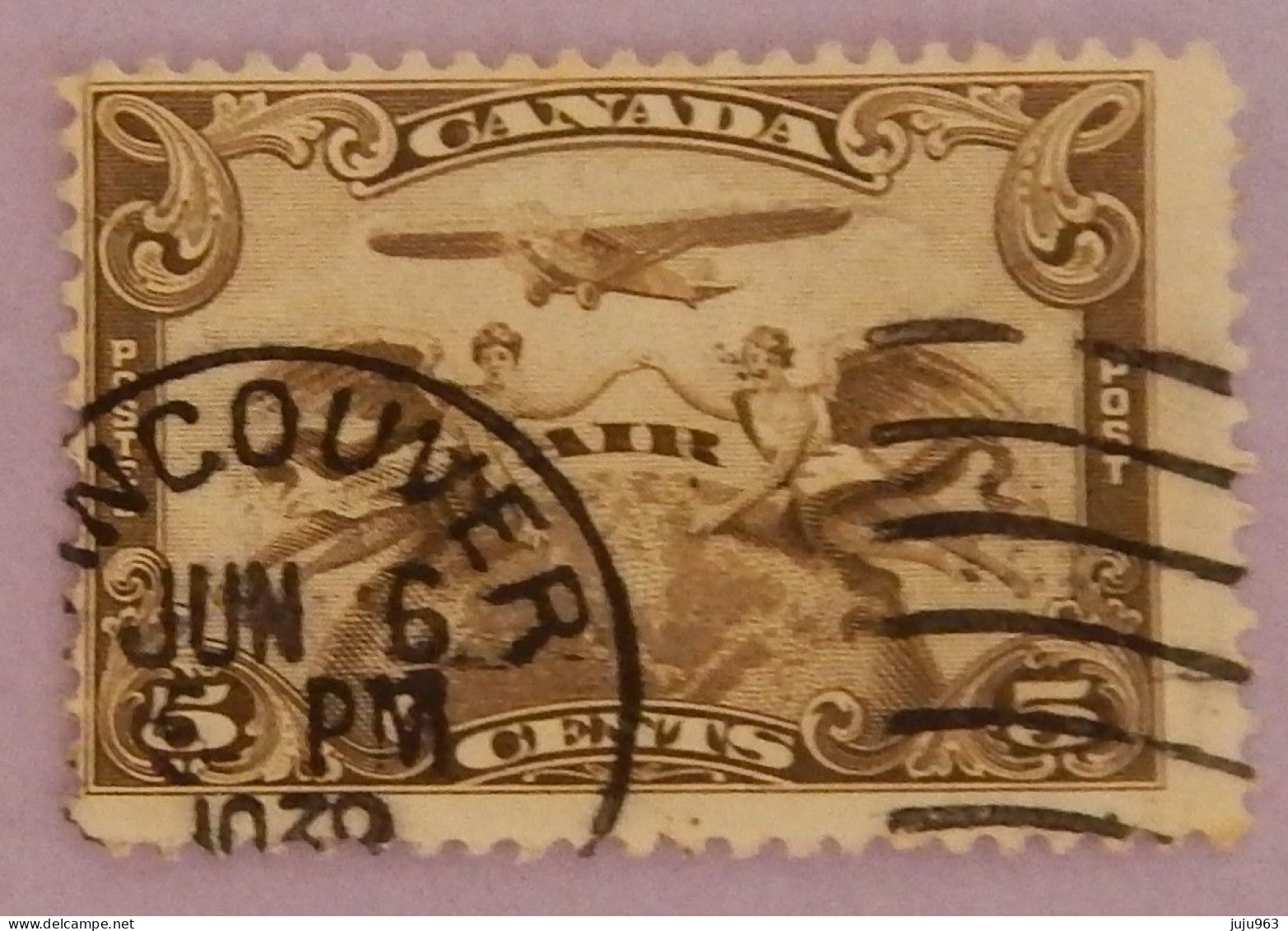 CANADA YT PA 1 OBLITERATION  VANCOUVER  ANNÉE 1928 - Airmail