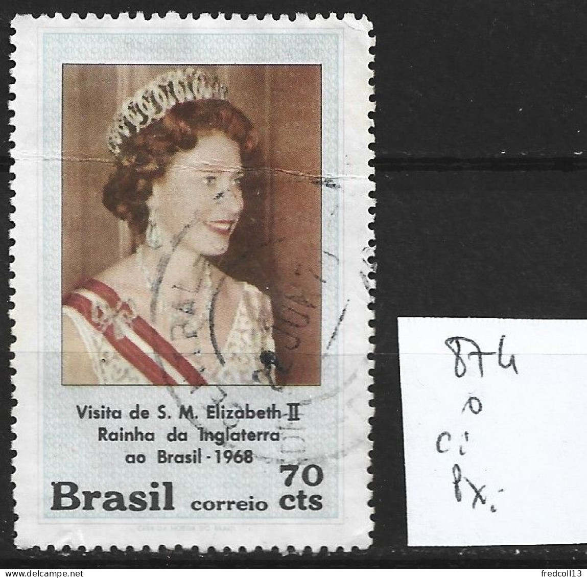 BRESIL 874 Oblitéré Côte 1.25 € - Used Stamps