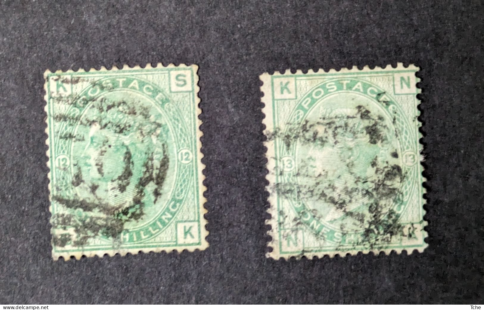 Grande Bretagne Oblitéré N YT 53 Pl 12,13 - Used Stamps