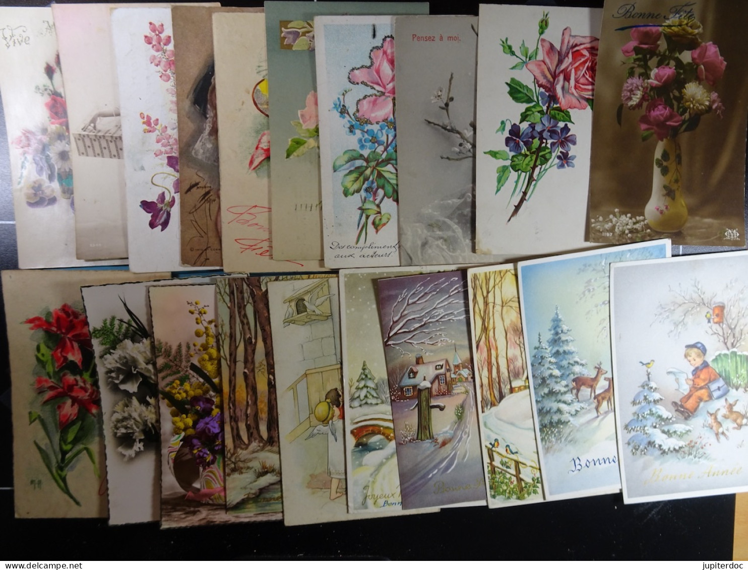 Lot De 1000 Cartes Fantaisies Diverses - Collezioni E Lotti