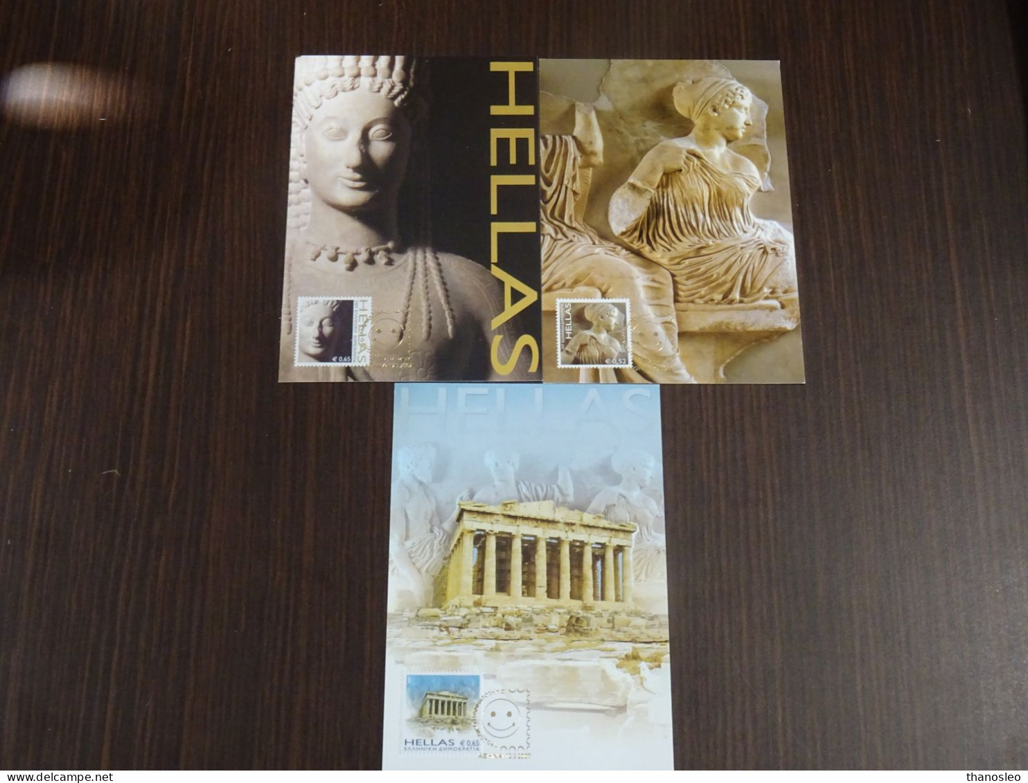 Greece 2007 Personalized Stamp Maxi Card Set VF - Maximumkarten (MC)