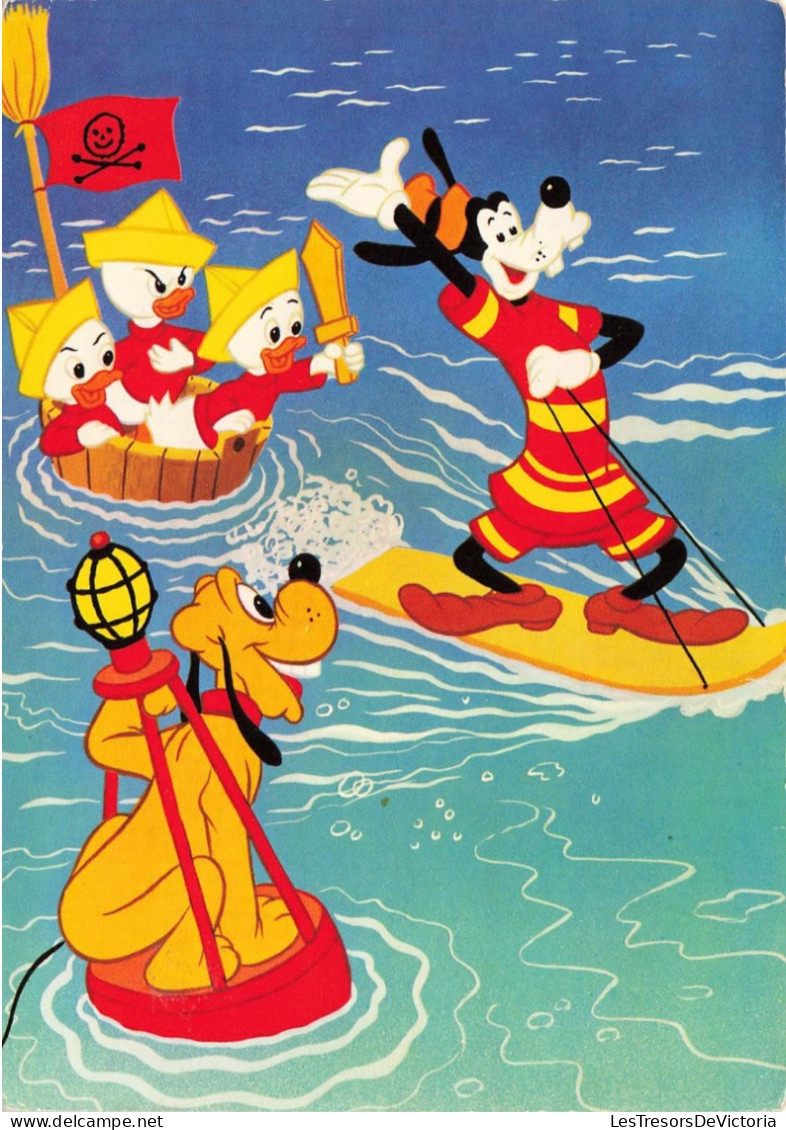 DISNEY - Le Monde Merveilleux De Walt Disney - Dingo - Pluto - Carte Postale - Disneyworld