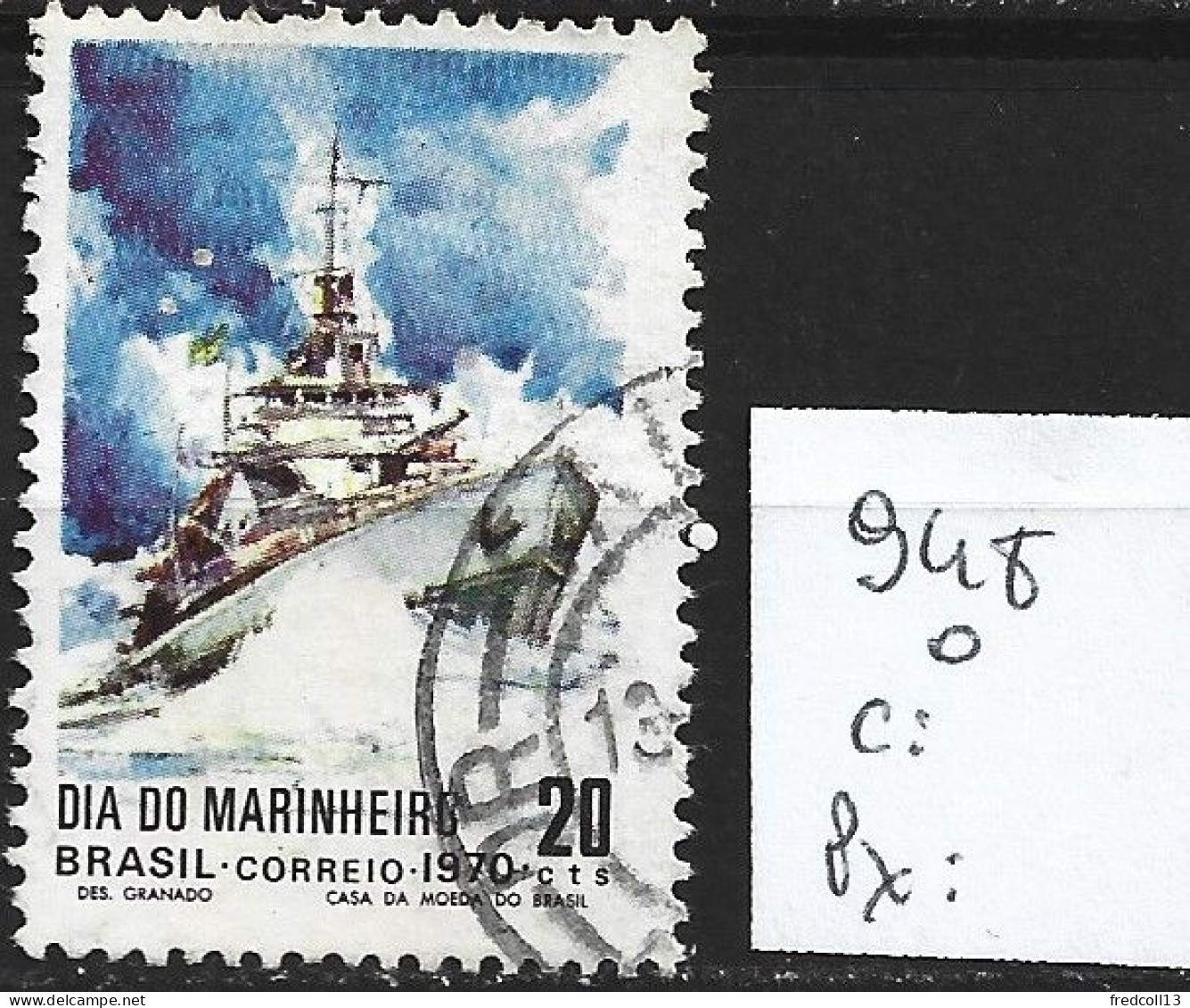 BRESIL 948 Oblitéré Côte 1.25 € - Used Stamps