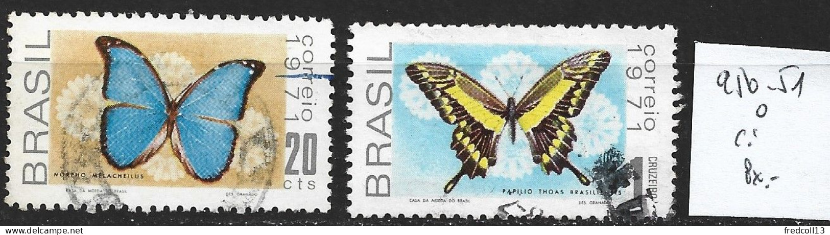 BRESIL 950-51 Oblitérés Côte 5 € - Used Stamps