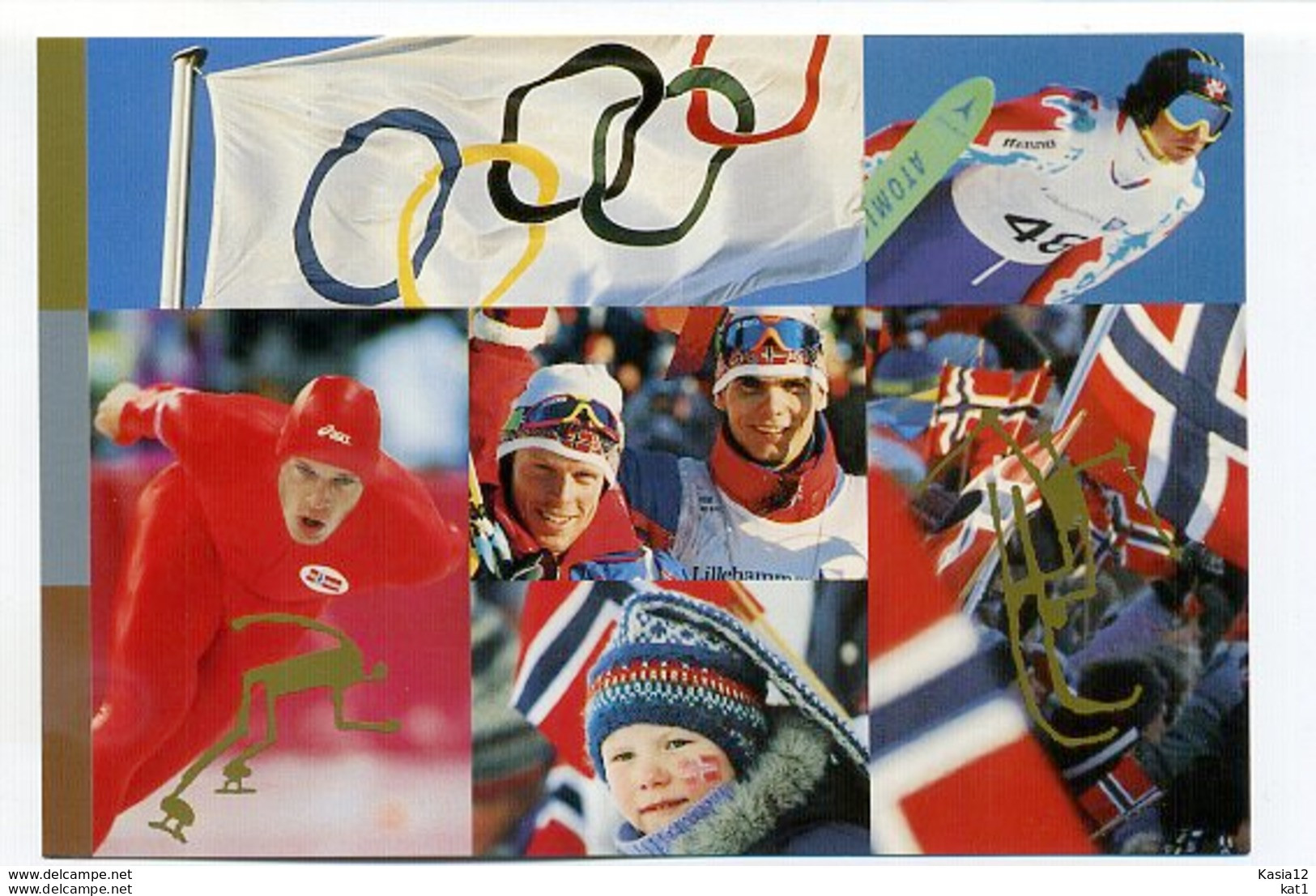 A23855)Olympia 94: Norwegen Olympia-GA - Invierno 1994: Lillehammer