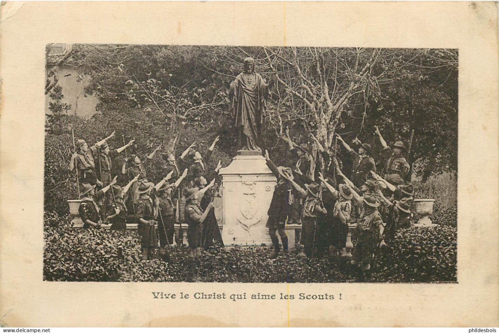 VAR  LA SEYNE SUR MER  " Vive Le Christ Qui Aime Les SCOUTS " - La Seyne-sur-Mer