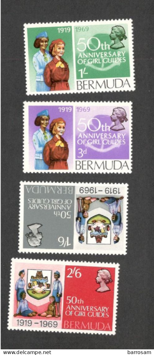 BERMUDA...1969: Michel219-22mnh** - Bermuda