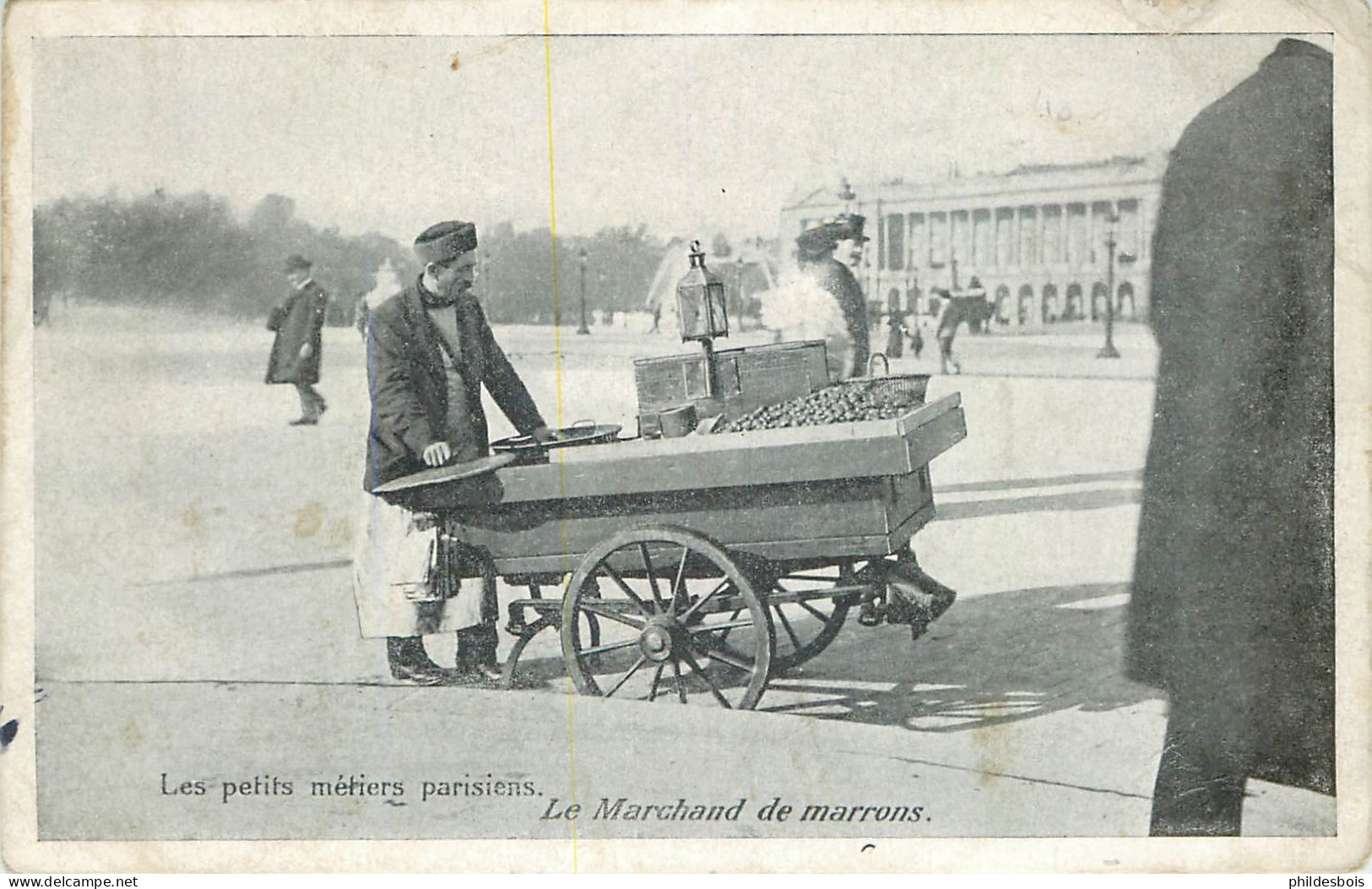 PARIS  Les Petits Metiers Parisiens   LE MARCHAND DE MARRONS - Petits Métiers à Paris