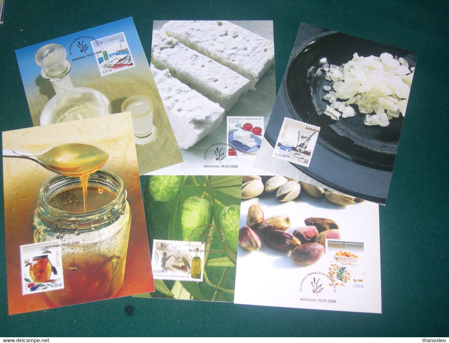 Greece 2008 Traditional Greek Products Card Set VF - Maximumkarten (MC)