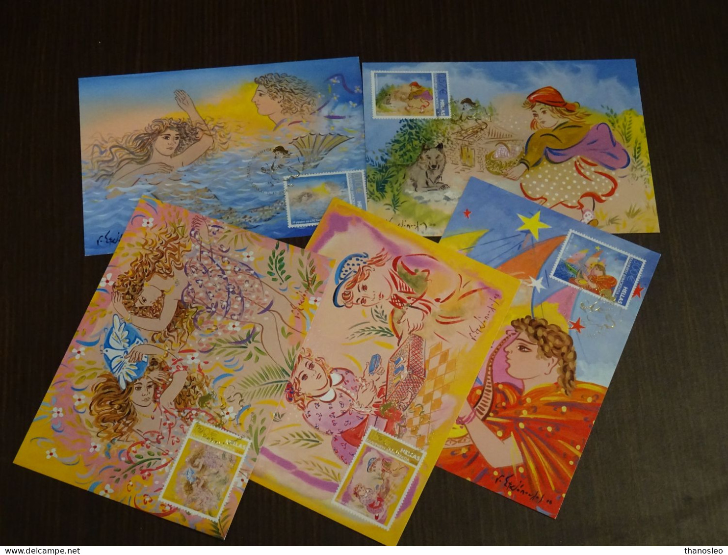 Greece 2008 Fairy Tales Maxi Card Set VF - Maximum Cards & Covers