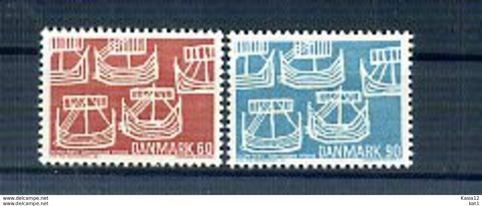 A24963)Daenemark 475 - 476** - Unused Stamps