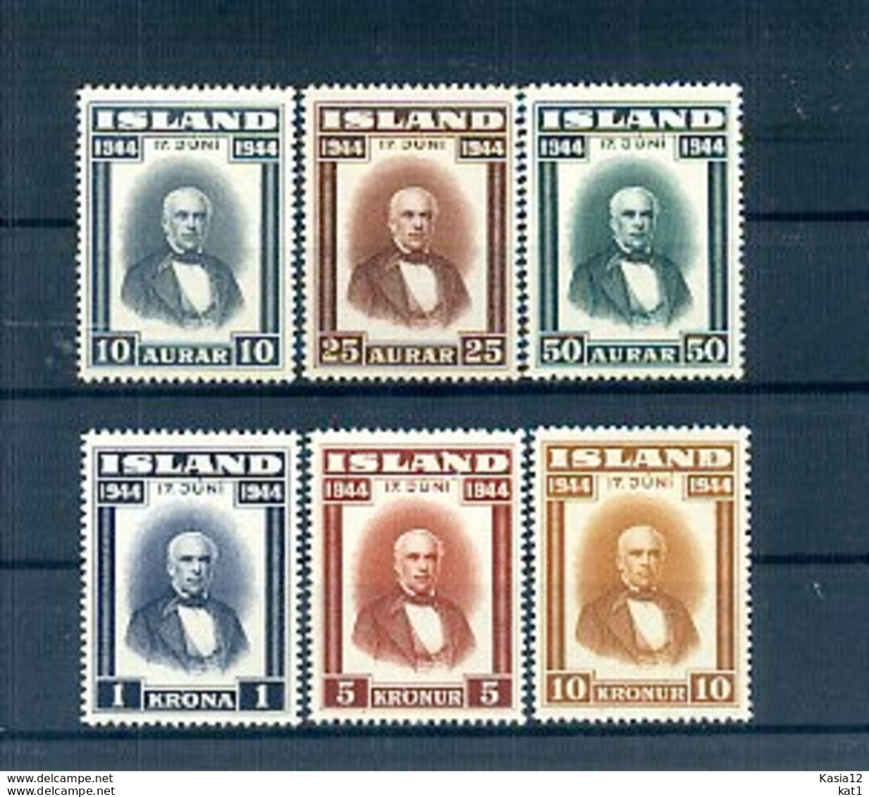 A25199)Island 231 - 236** - Unused Stamps