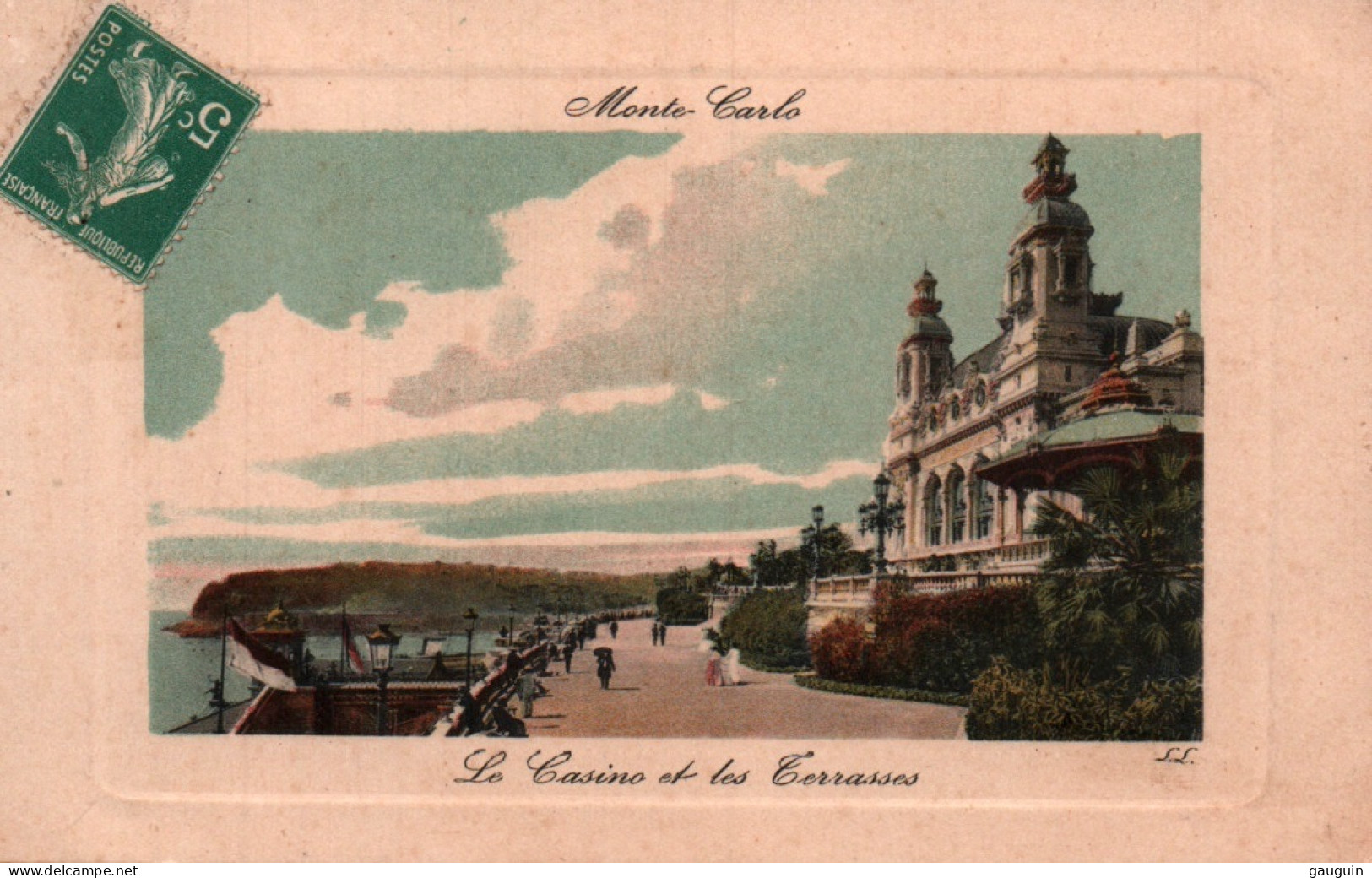 CPA - MONTE-CARLO - Le CASINO Et Les TERRASSES … LOT 3 CP à Saisir - Terrassen