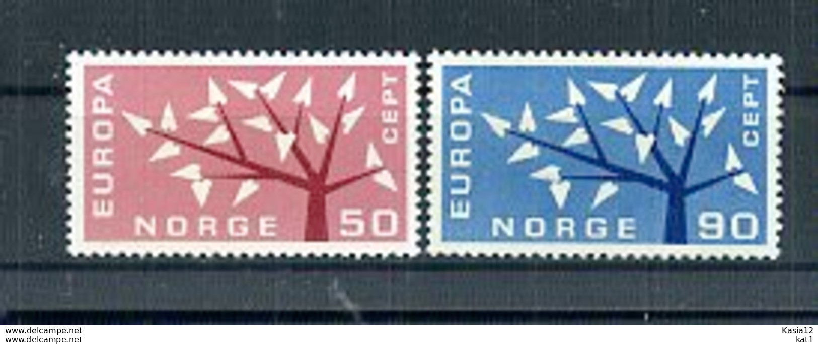 A25452)Norwegen 476 - 477**, Cept - Unused Stamps