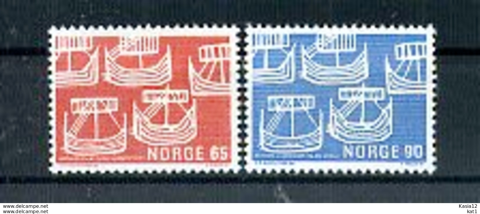 A25463)Norwegen 579 - 580** - Unused Stamps