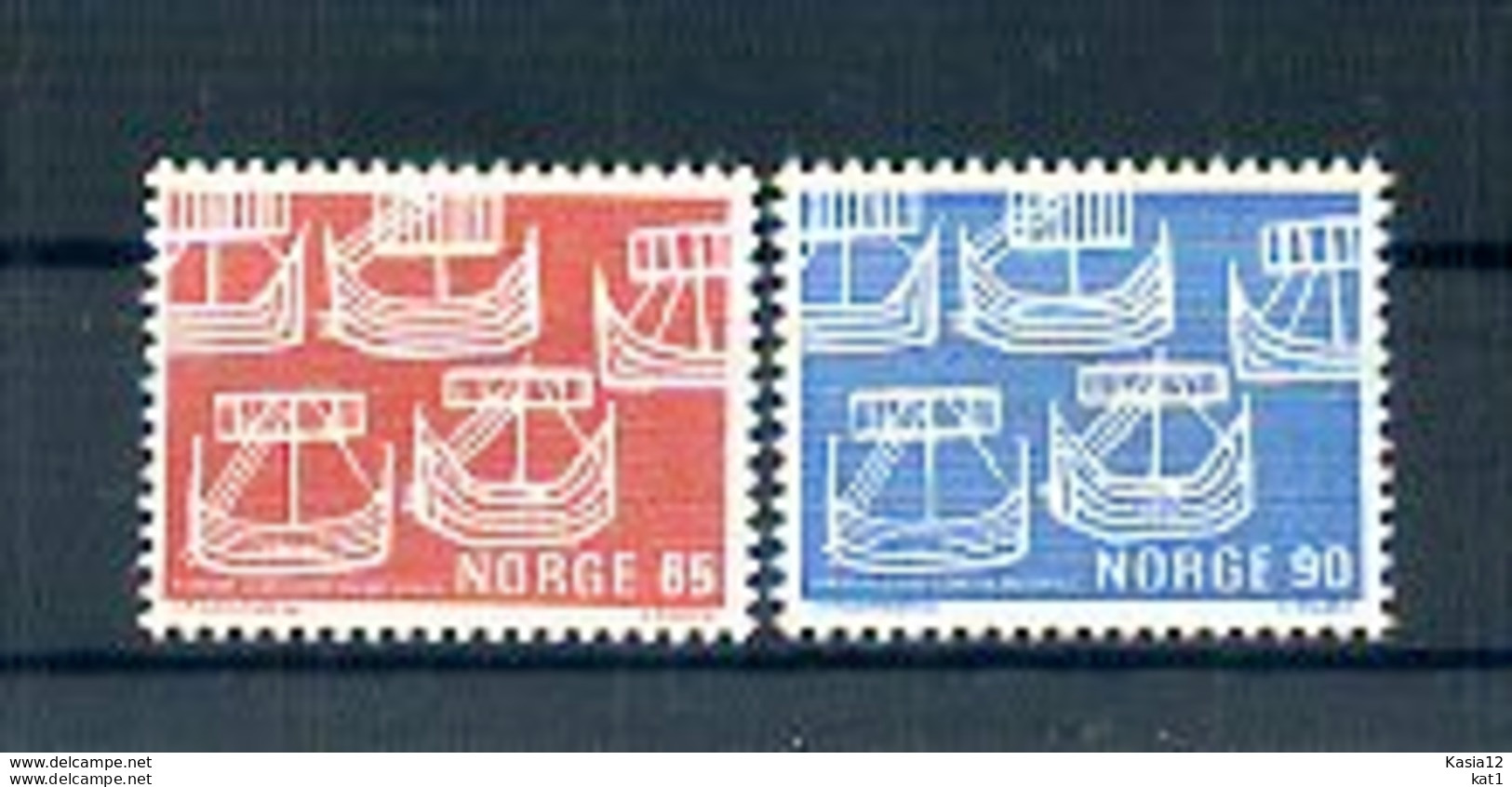 A25464)Norwegen 579 - 580** - Unused Stamps